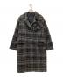 ERMANNO SCERVINO（エルマノシェルビーノ）の古着「チェック柄コート」｜グレー