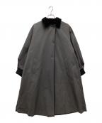 mizuiro-indミズイロインド）の古着「バッグボアコート」｜グレー
