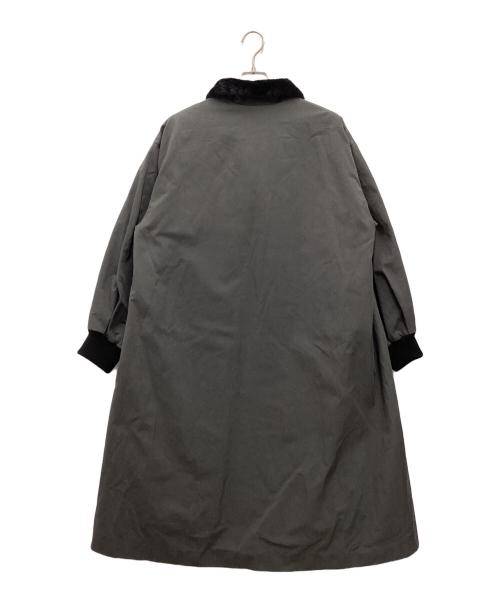 mizuiro-ind（ミズイロインド）mizuiro-ind (ミズイロインド) バッグボアコート グレー サイズ:SIZE FREEの古着・服飾アイテム