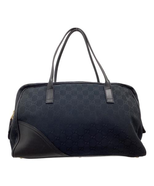 GUCCI（グッチ）GUCCI (グッチ) ニューブリット ハンドバッグ GG ブラックの古着・服飾アイテム