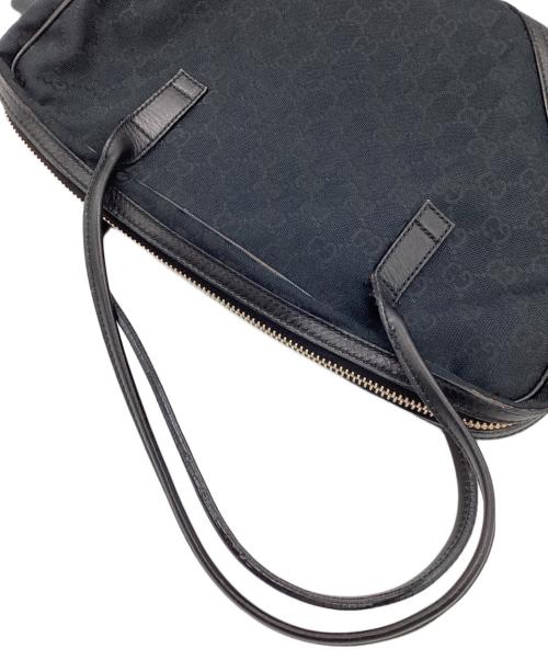GUCCI（グッチ）GUCCI (グッチ) ニューブリット ハンドバッグ GG ブラックの古着・服飾アイテム