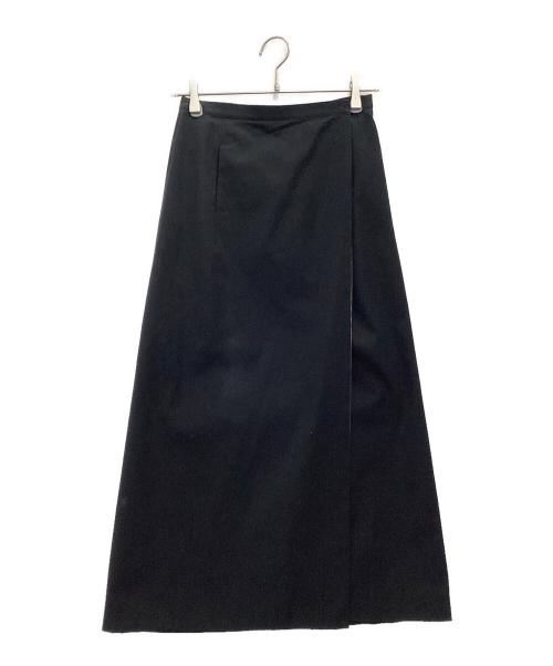 BURBERRY LONDON（バーバリーロンドン）BURBERRY LONDON (バーバリーロンドン) ラップスカート ブラック サイズ:SIZE 38の古着・服飾アイテム