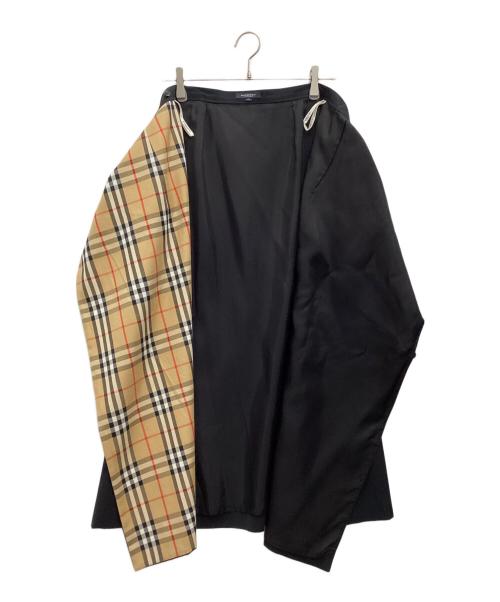 BURBERRY LONDON（バーバリーロンドン）BURBERRY LONDON (バーバリーロンドン) ラップスカート ブラック サイズ:SIZE 38の古着・服飾アイテム