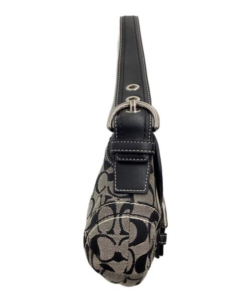 COACH（コーチ）COACH (コーチ) ショルダーバッグ シグネチャー ブラックの古着・服飾アイテム