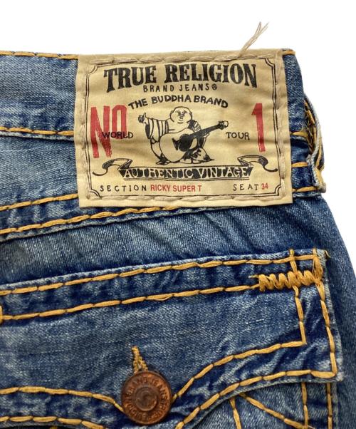 TRUE RELIGION（トゥルー レリジョン）TRUE RELIGION (トゥルー レリジョン) デニムパンツ インディゴ サイズ:SIZE 83.5cmの古着・服飾アイテム