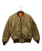 AVIREXアヴィレックス）の古着「MA-1フライトジャケット」｜ブラウン