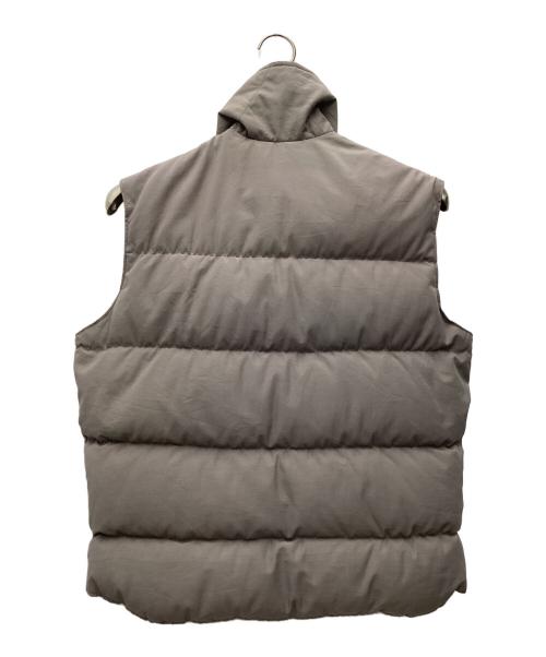 Schott（ショット）Schott (ショット) ダウンベスト グレー×ブラウン サイズ:SIZE Mの古着・服飾アイテム