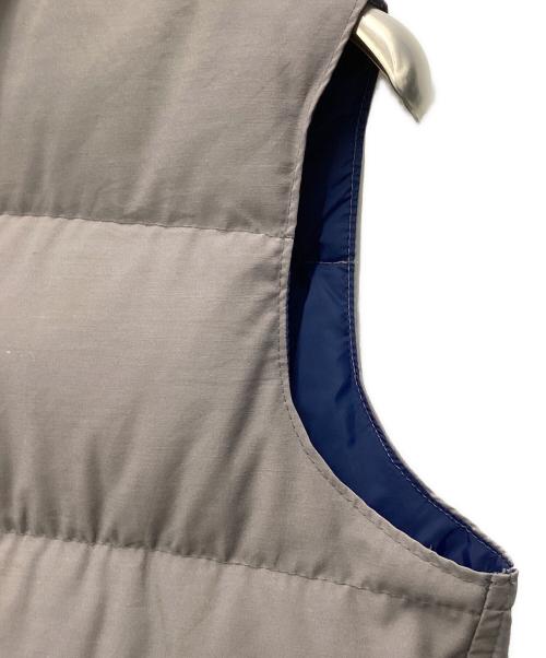 Schott（ショット）Schott (ショット) ダウンベスト グレー×ブラウン サイズ:SIZE Mの古着・服飾アイテム