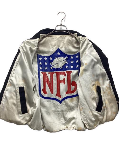 NFL（ナショナル・フットボール・リーグ）NFL (ナショナル・フットボール・リーグ) リバーシブルレザージャケット 90s ブラック×レッド サイズ:SIZE Sの古着・服飾アイテム