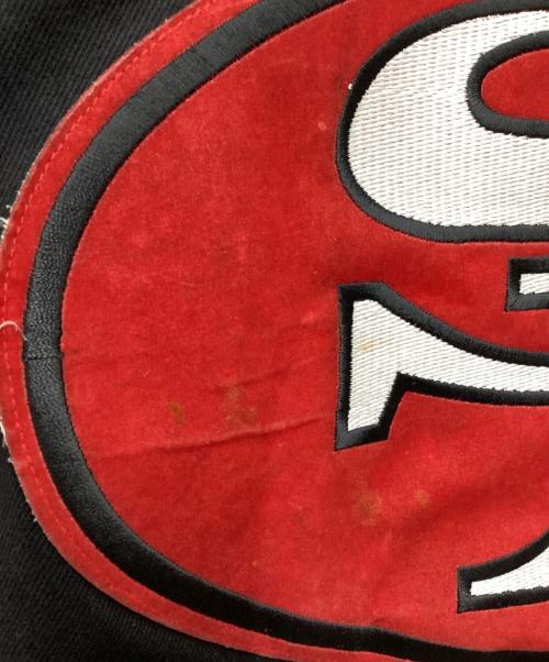 NFL（ナショナル・フットボール・リーグ）NFL (ナショナル・フットボール・リーグ) リバーシブルレザージャケット 90s ブラック×レッド サイズ:SIZE Sの古着・服飾アイテム
