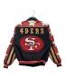 NFL (ナショナル・フットボール・リーグ) リバーシブルレザージャケット 90s ブラック×レッド サイズ:SIZE S：10000円