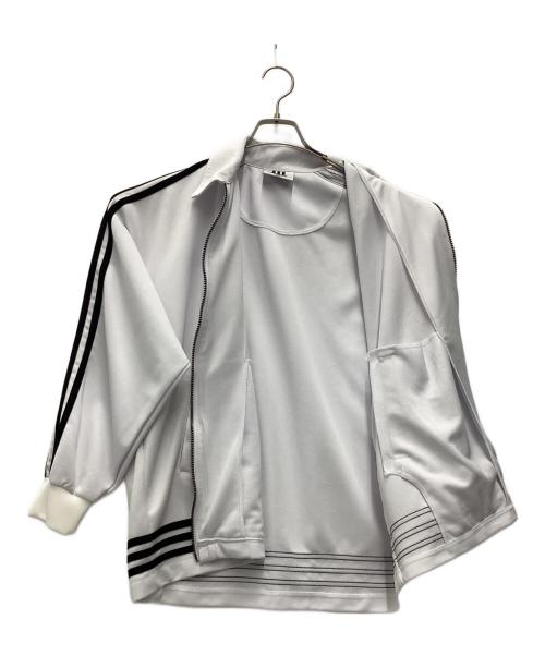 adidas（アディダス）adidas (アディダス) トラックジャケット 韓国製 90s ホワイト サイズ:SIZE Lの古着・服飾アイテム