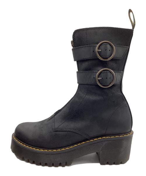 Dr.Martens（ドクターマーチン）Dr.Martens (ドクターマーチン) フロントジップブーツ ブラック サイズ:SIZE US7の古着・服飾アイテム