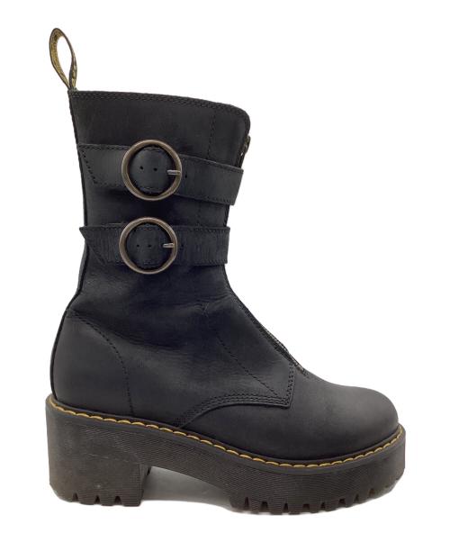 Dr.Martens（ドクターマーチン）Dr.Martens (ドクターマーチン) フロントジップブーツ ブラック サイズ:SIZE US7の古着・服飾アイテム