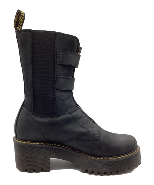 Dr.Martens（ドクターマーチン）Dr.Martens (ドクターマーチン) フロントジップブーツ ブラック サイズ:SIZE US7の古着・服飾アイテム