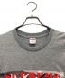 中古・古着 Supreme (シュプリーム) 半袖カットソー グレー サイズ:SIZE L：6000円