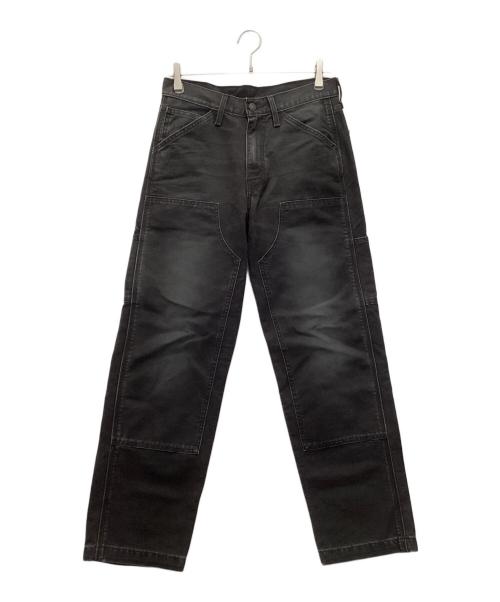 LEVI'S（リーバイス）LEVI'S (リーバイス) ダブルニーデニムパンツ カンボジア製 ブラック サイズ:SIZE 71cm (W28)の古着・服飾アイテム