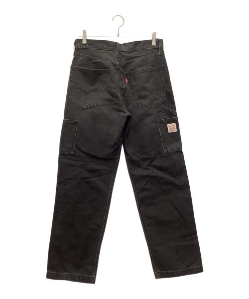 LEVI'S（リーバイス）LEVI'S (リーバイス) ダブルニーデニムパンツ カンボジア製 ブラック サイズ:SIZE 71cm (W28)の古着・服飾アイテム