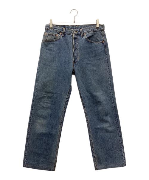 LEVI'S（リーバイス）LEVI'S (リーバイス) デニムパンツ USA製 ボタンフライ 90s ボタン裏553 501 スカイブルー サイズ:SIZE 83.5cm (W33)の古着・服飾アイテム