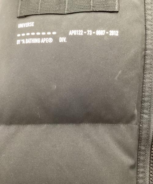 Aape BY A BATHING APE（エーエイプ バイ アベイシングエイプ）AAPE BY A BATHING APE (エーエイプ バイ アベイシングエイプ) ダウンベスト ブラック サイズ:SIZE Lの古着・服飾アイテム