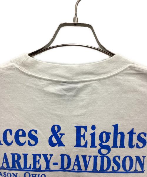 HARLEY-DAVIDSON（ハーレーダビッドソン）HARLEY-DAVIDSON (ハーレーダビッドソン) 半袖カットソー ホワイト サイズ:SIZE XLの古着・服飾アイテム