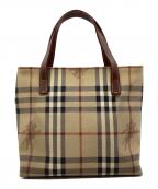 BURBERRY LONDONバーバリーロンドン）の古着「ハンドバッグ ノバチェック」｜ベージュ