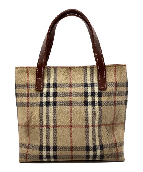 BURBERRY LONDON（バーバリーロンドン）BURBERRY LONDON (バーバリーロンドン) ハンドバッグ ノバチェック ベージュの古着・服飾アイテム