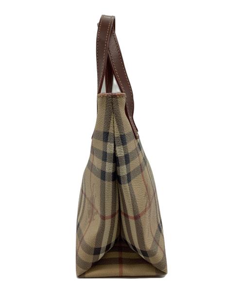 BURBERRY LONDON（バーバリーロンドン）BURBERRY LONDON (バーバリーロンドン) ハンドバッグ ノバチェック ベージュの古着・服飾アイテム