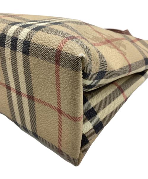 BURBERRY LONDON（バーバリーロンドン）BURBERRY LONDON (バーバリーロンドン) ハンドバッグ ノバチェック ベージュの古着・服飾アイテム
