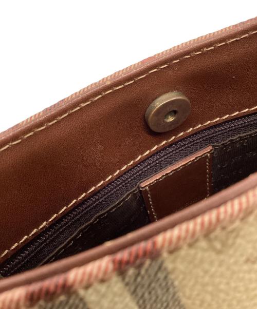 BURBERRY LONDON（バーバリーロンドン）BURBERRY LONDON (バーバリーロンドン) ハンドバッグ ノバチェック ベージュの古着・服飾アイテム