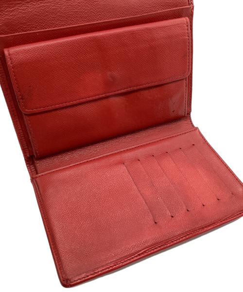 LOUIS VUITTON（ルイ ヴィトン）LOUIS VUITTON (ルイ ヴィトン) ポルトトレゾール エテュイパピエ 3つ折り財布 エピ レッドの古着・服飾アイテム