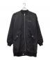 MM6 Maison Margiela（エムエムシックスメゾンマルジェラ）の古着「ロングMA-1/ボンバージャケット」｜ブラック