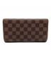 LOUIS VUITTON (ルイ ヴィトン) 長財布 ダミエ ブラウン：11000円