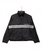 HUMAN MADEヒューマンメイド）の古着「Reflective Line Blouson ナイロンジャケット」｜ブラック×グレー