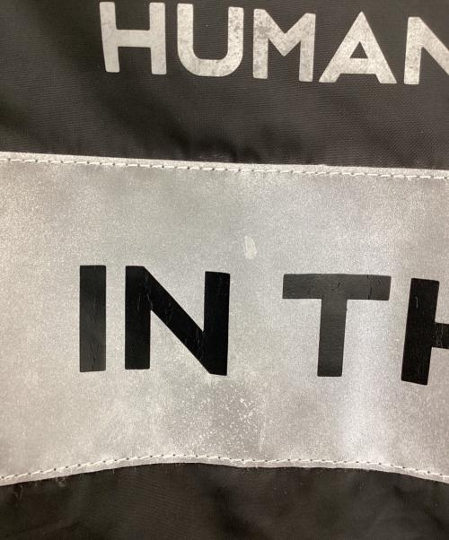 HUMAN MADE（ヒューマンメイド）HUMAN MADE (ヒューマンメイド) Reflective Line Blouson ナイロンジャケット ブラック×グレー サイズ:SIZE XLの古着・服飾アイテム