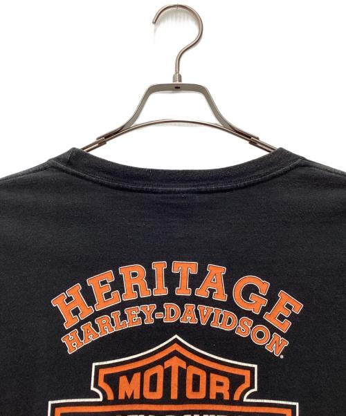 HARLEY-DAVIDSON（ハーレーダビッドソン）HARLEY-DAVIDSON (ハーレーダビッドソン) 半袖Tシャツ 推定00S ブラック サイズ:SIZE 3XLの古着・服飾アイテム