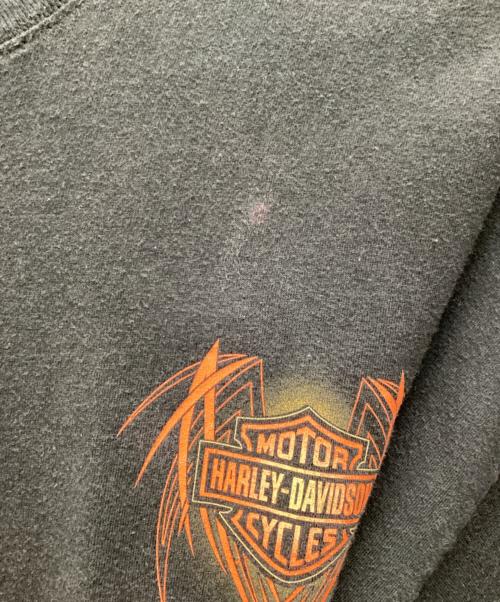 HARLEY-DAVIDSON（ハーレーダビッドソン）HARLEY-DAVIDSON (ハーレーダビッドソン) 半袖Tシャツ 推定00S ブラック サイズ:SIZE 3XLの古着・服飾アイテム