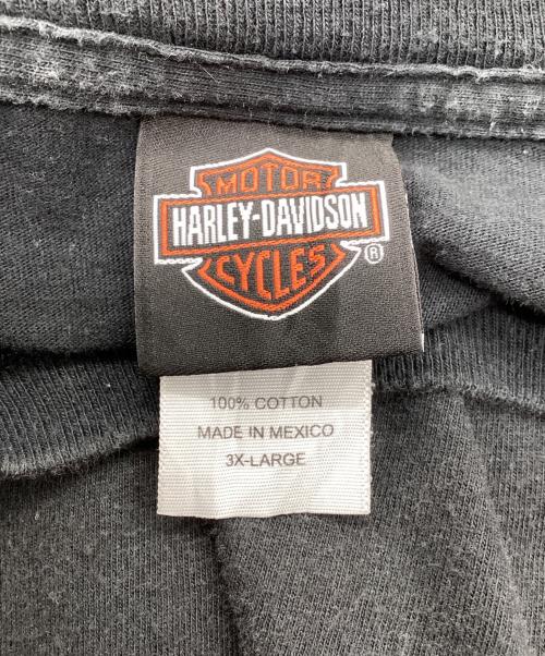 HARLEY-DAVIDSON（ハーレーダビッドソン）HARLEY-DAVIDSON (ハーレーダビッドソン) 半袖Tシャツ 推定00S ブラック サイズ:SIZE 3XLの古着・服飾アイテム