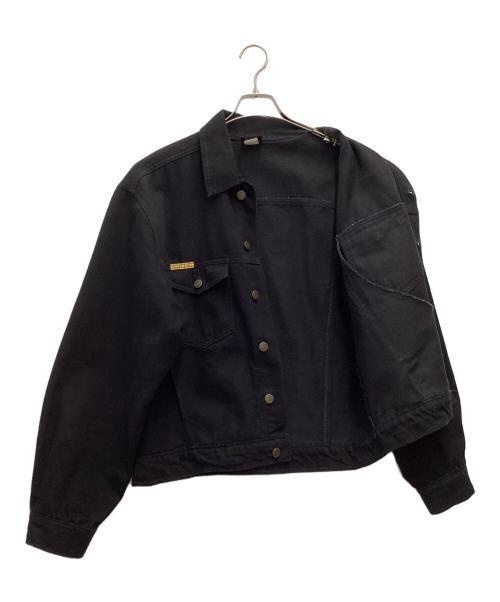 RRISON BLUES（-）RRISON BLUES (-) デニムウエスタンジャケット ブラック サイズ:SIZE Mの古着・服飾アイテム