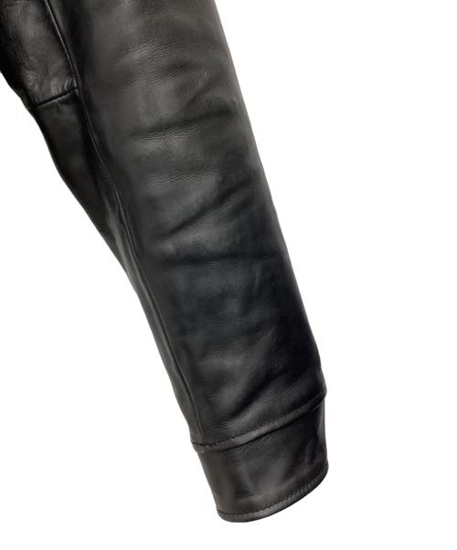 INDIAN MOTORCYCLE（インディアンモーターサイクル）INDIAN MOTORCYCLE (インディアンモーターサイクル) シングルライダースジャケット ブラック サイズ:SIZE Mの古着・服飾アイテム