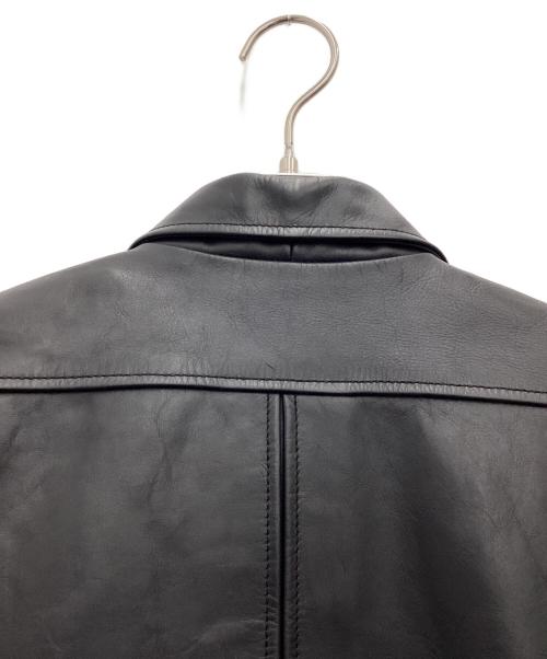 INDIAN MOTORCYCLE（インディアンモーターサイクル）INDIAN MOTORCYCLE (インディアンモーターサイクル) シングルライダースジャケット ブラック サイズ:SIZE Mの古着・服飾アイテム