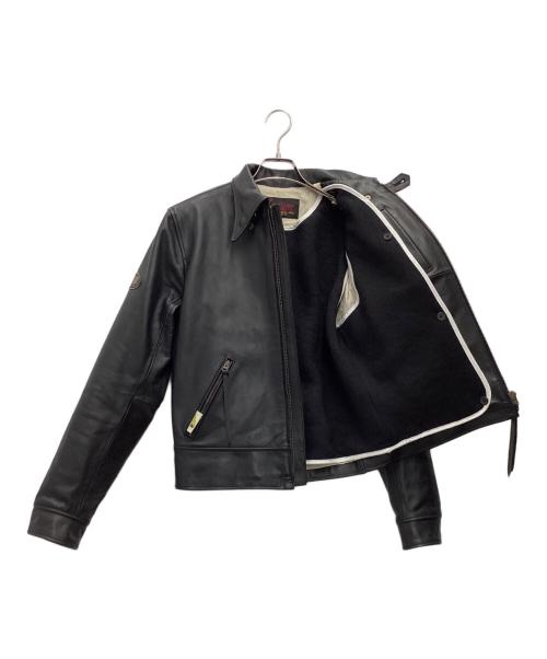 INDIAN MOTORCYCLE（インディアンモーターサイクル）INDIAN MOTORCYCLE (インディアンモーターサイクル) シングルライダースジャケット ブラック サイズ:SIZE Mの古着・服飾アイテム