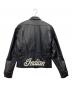 INDIAN MOTORCYCLE (インディアンモーターサイクル) シングルライダースジャケット ブラック サイズ:SIZE M：19000円