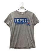 PEPSIペプシ）の古着「半袖カットソー 企業ロゴ 90s」｜グレー