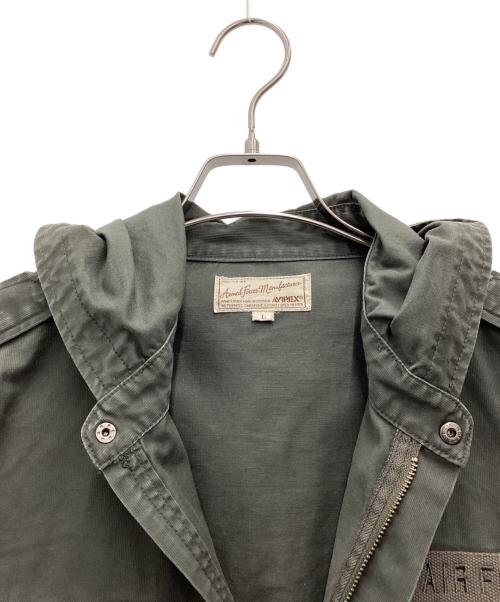 AVIREX（アヴィレックス）AVIREX (アヴィレックス) ミリタリージャケット オリーブ サイズ:SIZE Lの古着・服飾アイテム