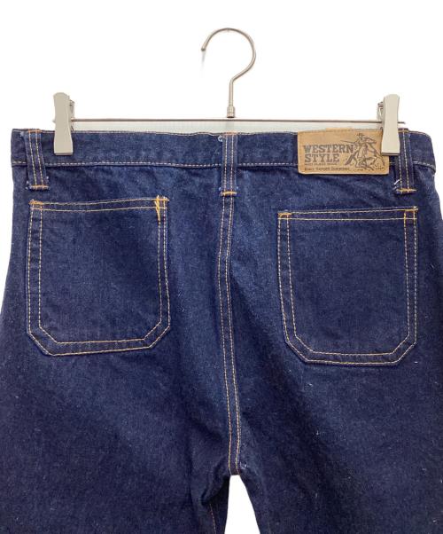 WESTERN STYLE（ウエスタン スタイル）WESTERN STYLE (ウエスタン スタイル) ベルボトムパンツ 70S ネイビー サイズ:SIZE 83.5cm (W33)の古着・服飾アイテム