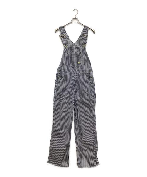 OSH KOSH（オシュコシュ）OSH KOSH (オシュコシュ) オーバーオール ネイビー×ホワイト サイズ:SIZE 76cm (W30)の古着・服飾アイテム