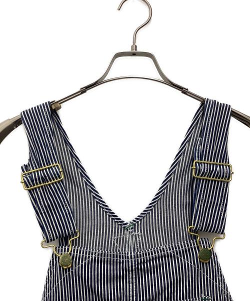 OSH KOSH（オシュコシュ）OSH KOSH (オシュコシュ) オーバーオール ネイビー×ホワイト サイズ:SIZE 76cm (W30)の古着・服飾アイテム