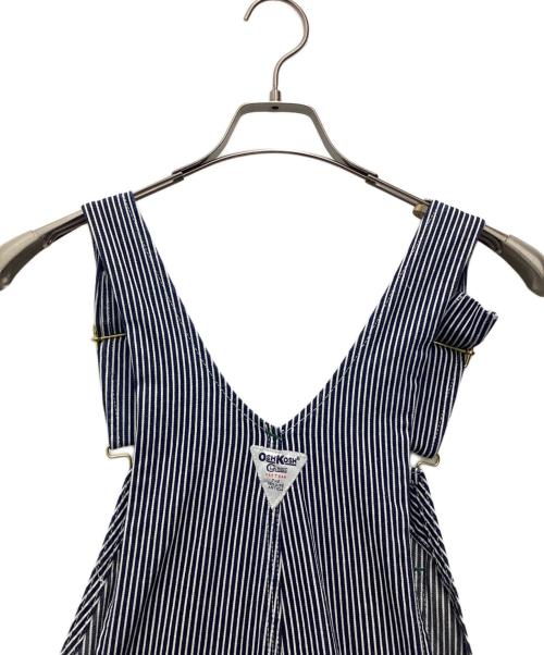 OSH KOSH（オシュコシュ）OSH KOSH (オシュコシュ) オーバーオール ネイビー×ホワイト サイズ:SIZE 76cm (W30)の古着・服飾アイテム