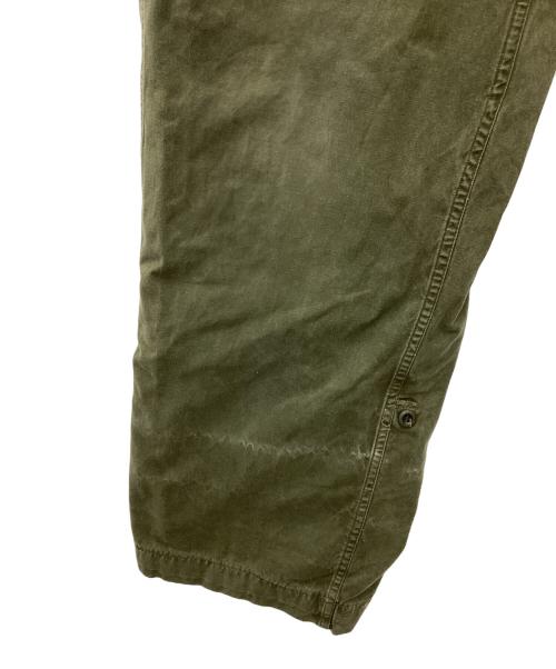 A.M.SEYNAEVE（エー エム セイナーブ）A.M.SEYNAEVE (エー エム セイナーブ) ダブルフェイスカーゴパンツ ミリタリーパンツ オランダ軍 50S オリーブ サイズ:SIZE 91cm (W36)の古着・服飾アイテム
